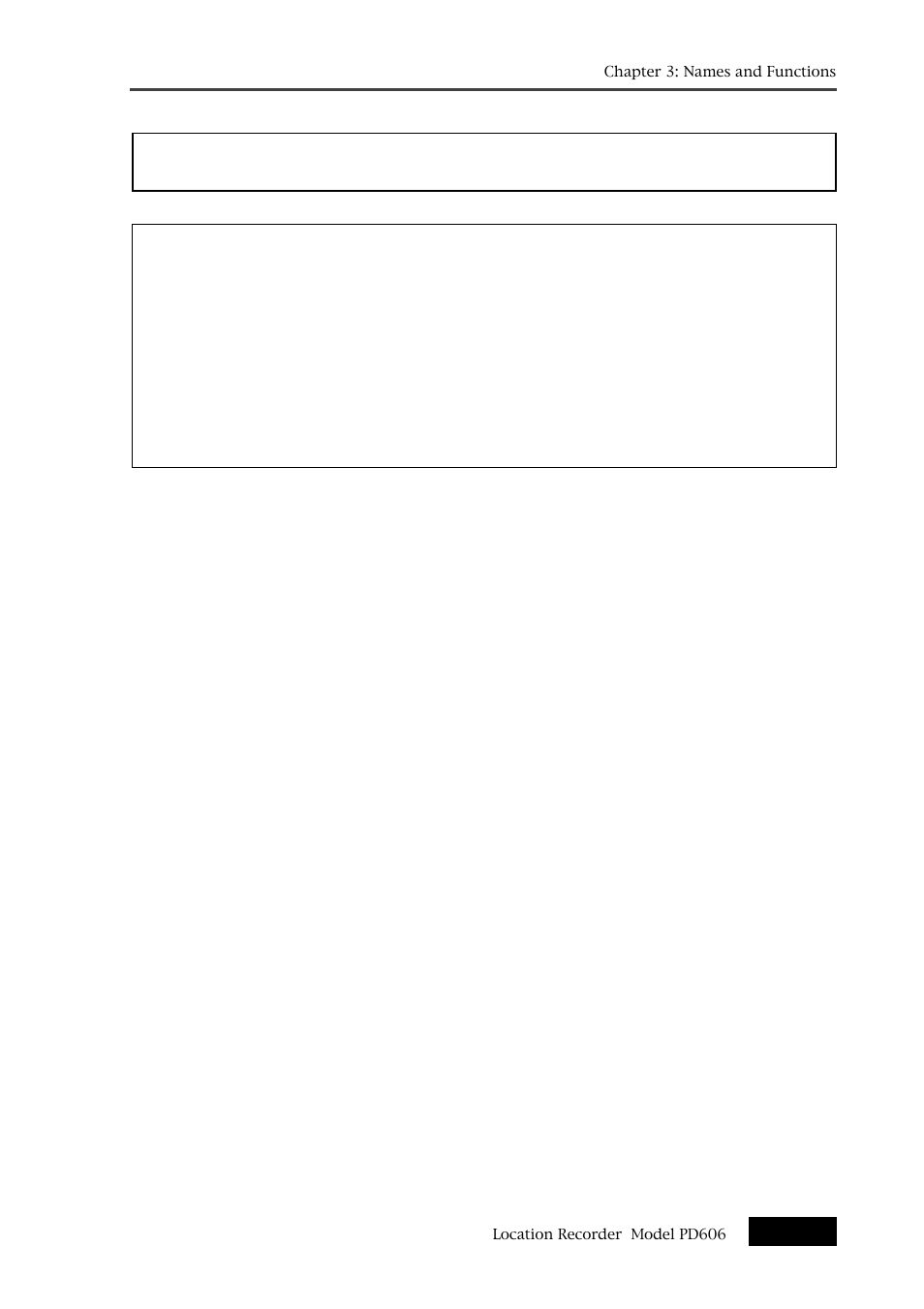 Chapter 3: names and functions | Fostex PD606 User Manual | Page 39 / 226