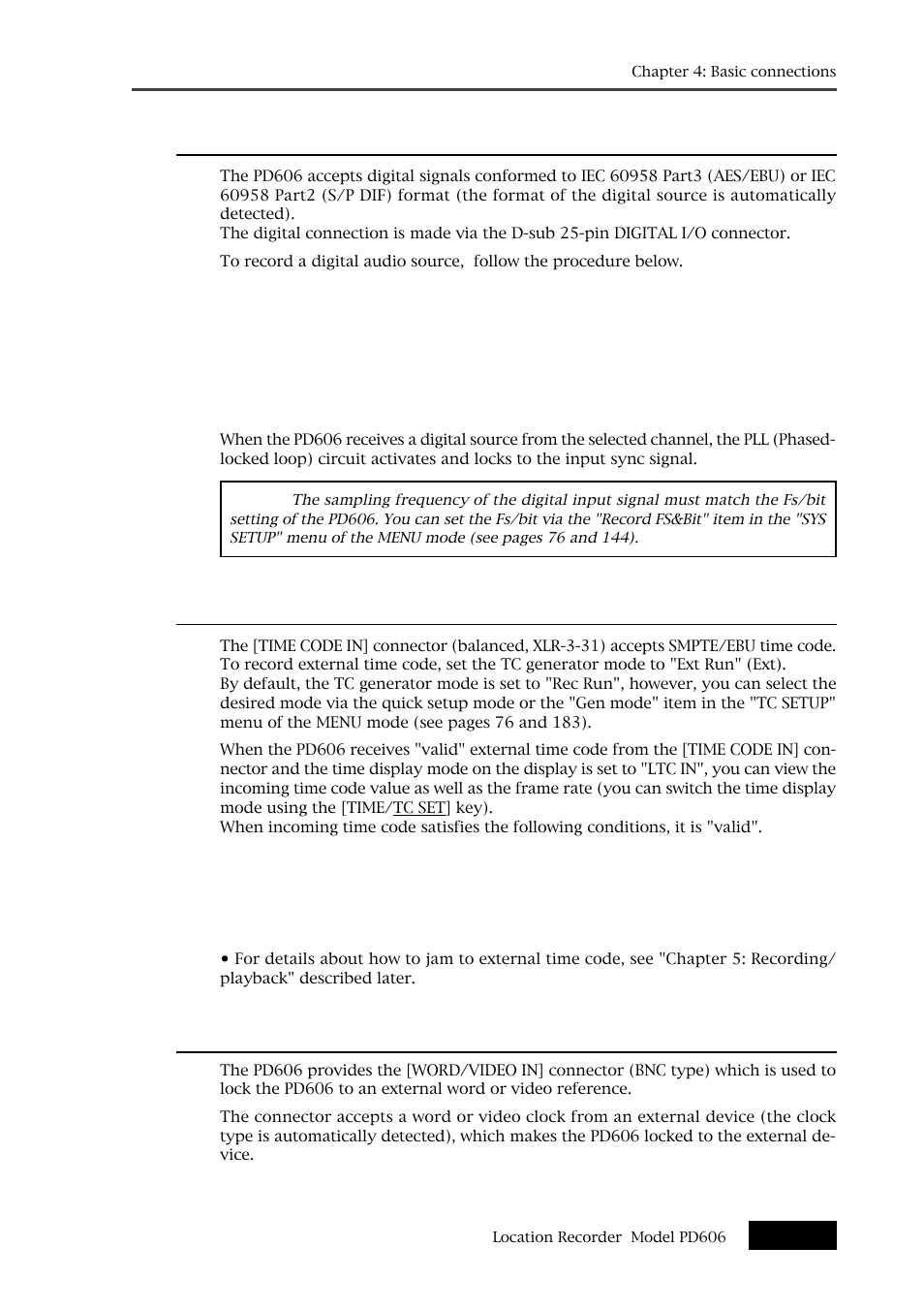 Fostex PD606 User Manual | Page 63 / 226