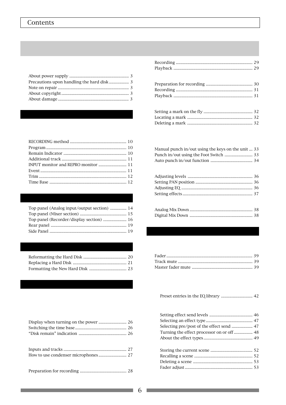 Fostex VF80 User Manual | Page 6 / 144