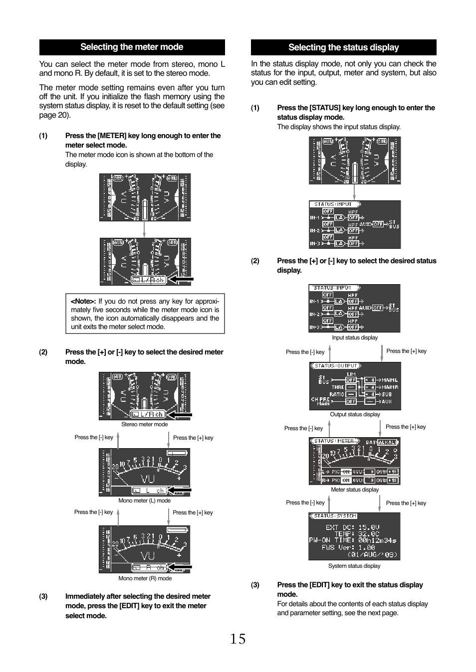 Fostex FM-3 User Manual | Page 15 / 27