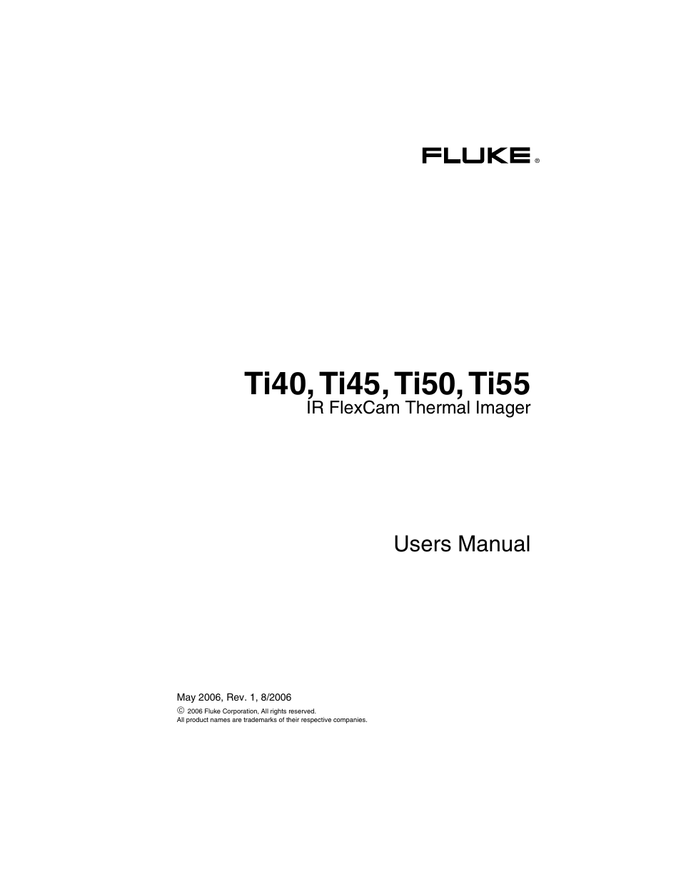 Fluke Ti45 User Manual | 135 pages