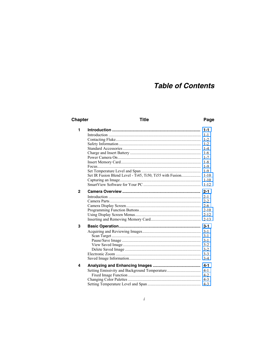 Fluke Ti45 User Manual | Page 3 / 135