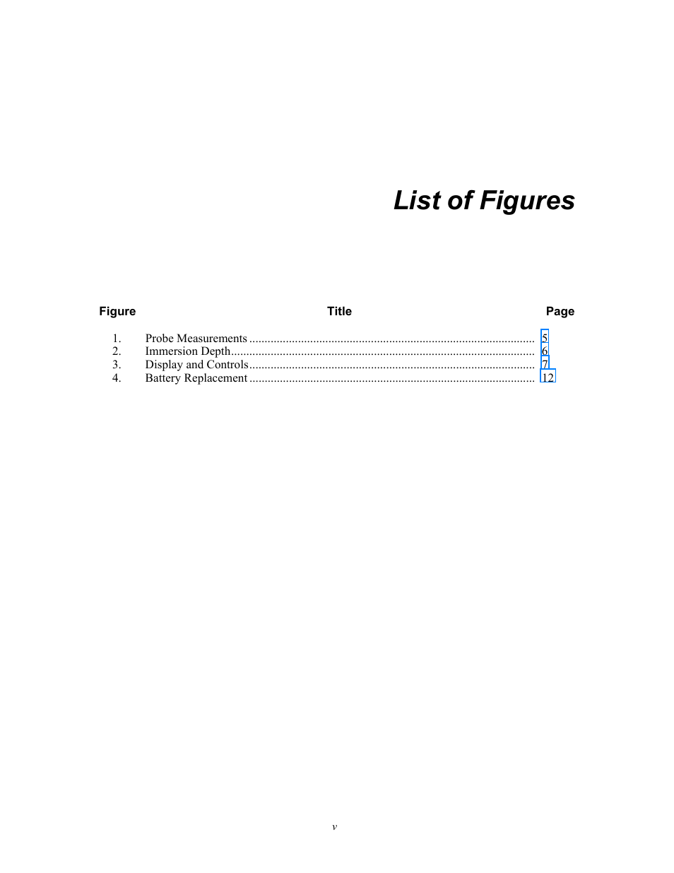 List of figures | Fluke STIK 1551A EX User Manual | Page 7 / 22