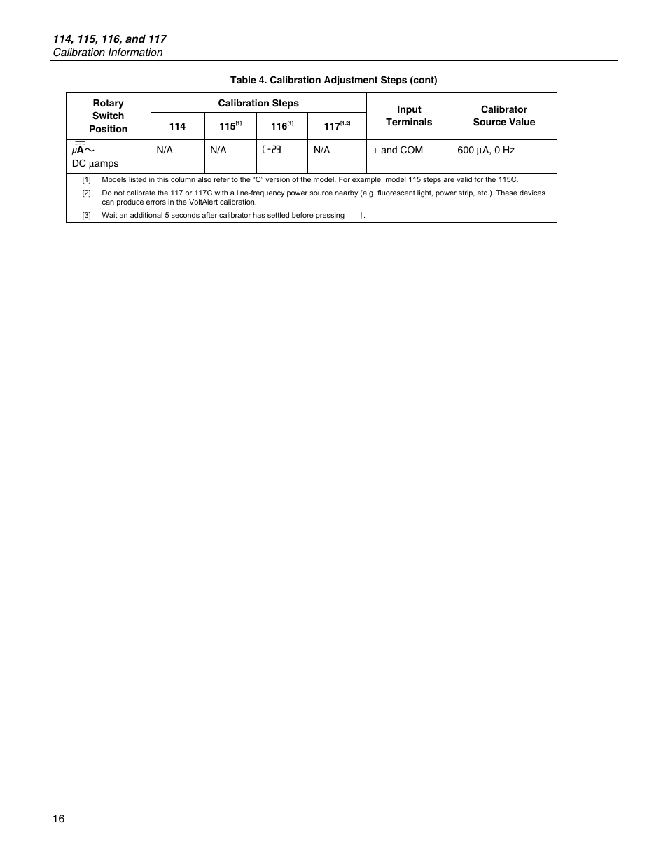 Fluke 115 User Manual | Page 16 / 20
