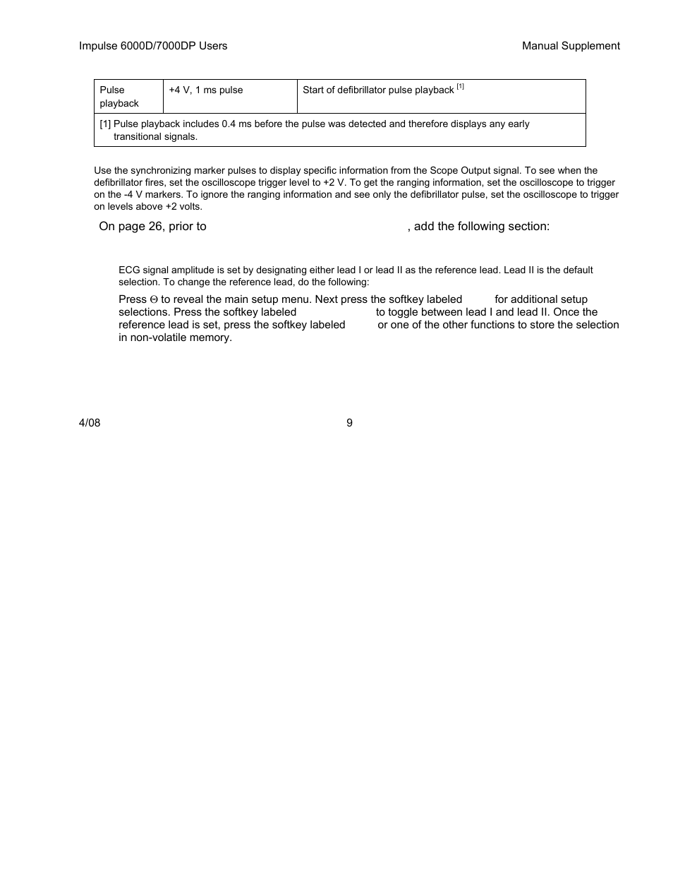 Fluke IMPULSE 7000DP User Manual | Page 10 / 11
