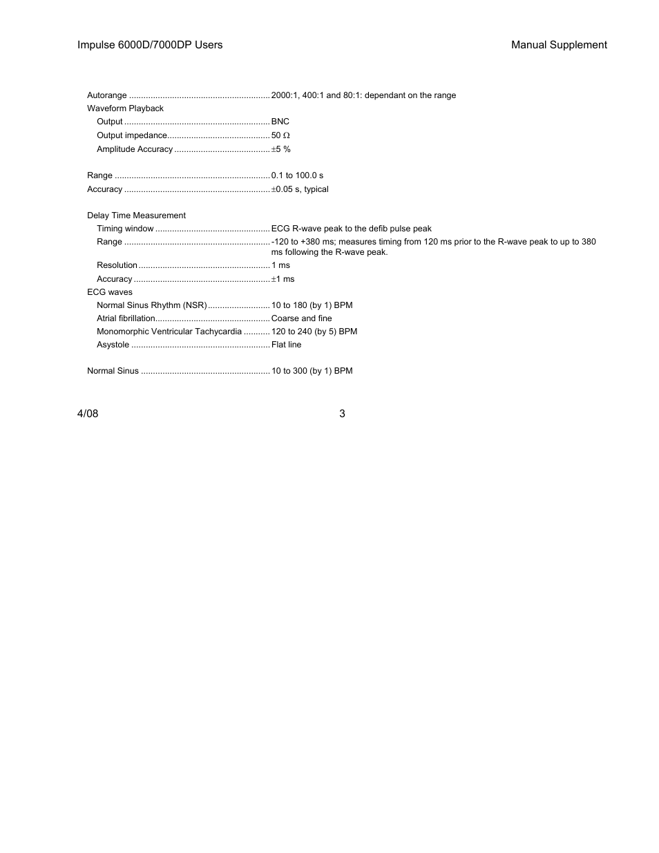 Fluke IMPULSE 7000DP User Manual | Page 4 / 11