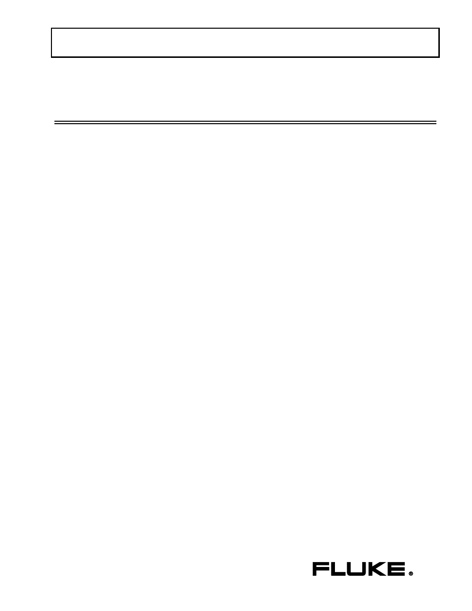Fluke 1654B User Manual | 2 pages