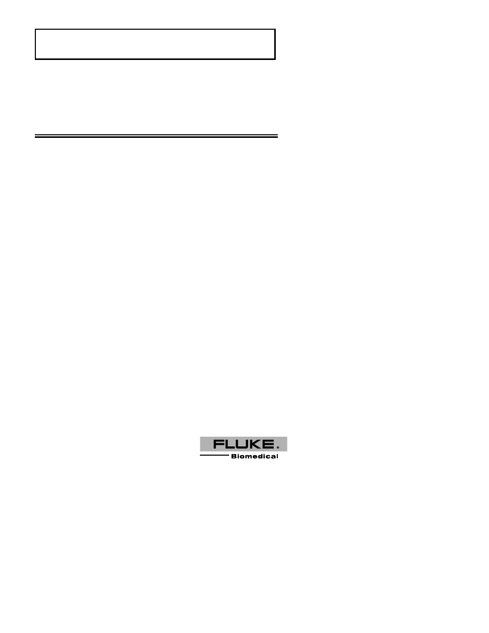 Fluke 2204520 User Manual | 3 pages