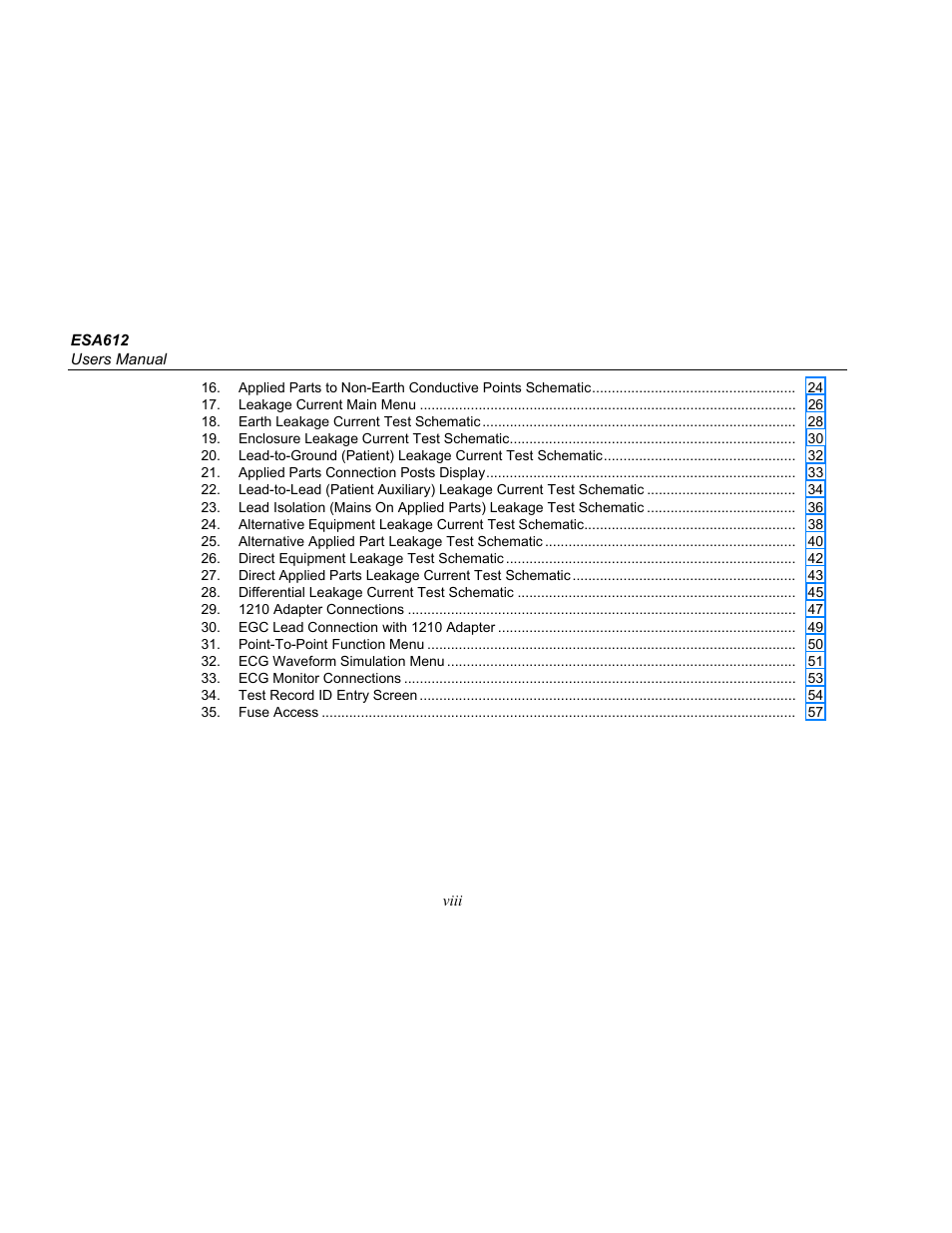 Fluke ESA612 User Manual | Page 14 / 78
