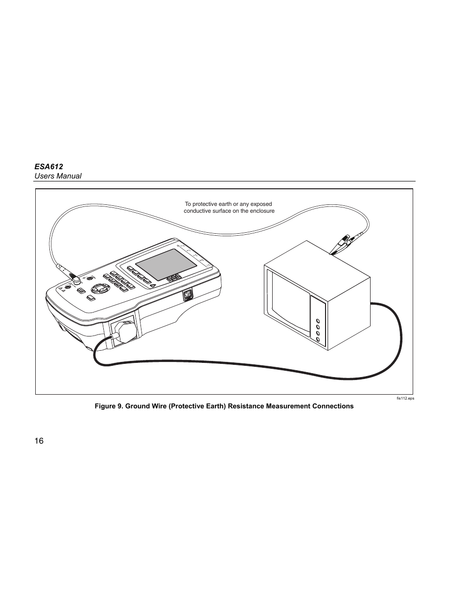 Esa612 users manual | Fluke ESA612 User Manual | Page 30 / 78