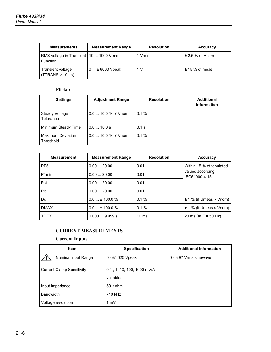 Fluke 434 User Manual | Page 108 / 122