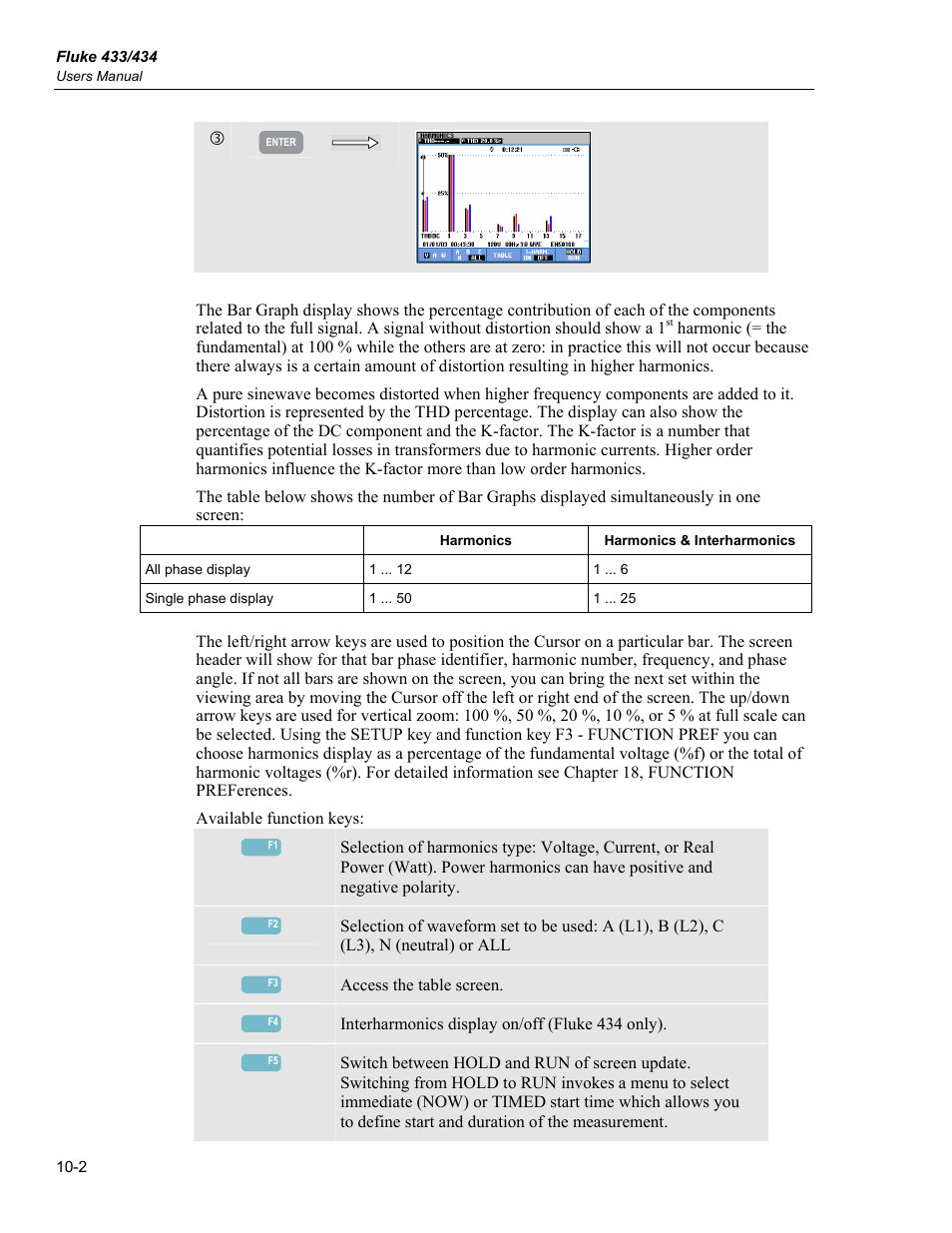 Fluke 434 User Manual | Page 44 / 122