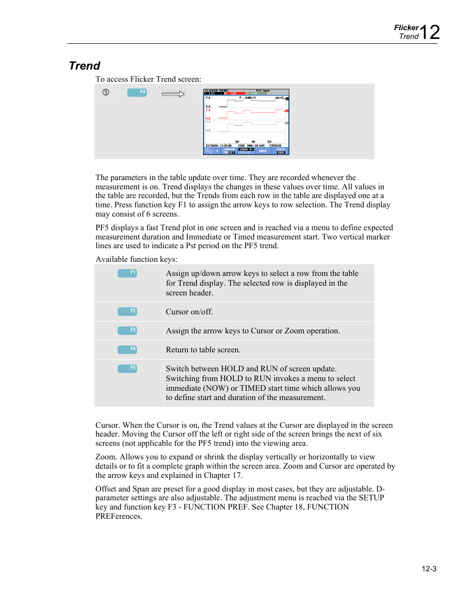 Trend | Fluke 434 User Manual | Page 53 / 122