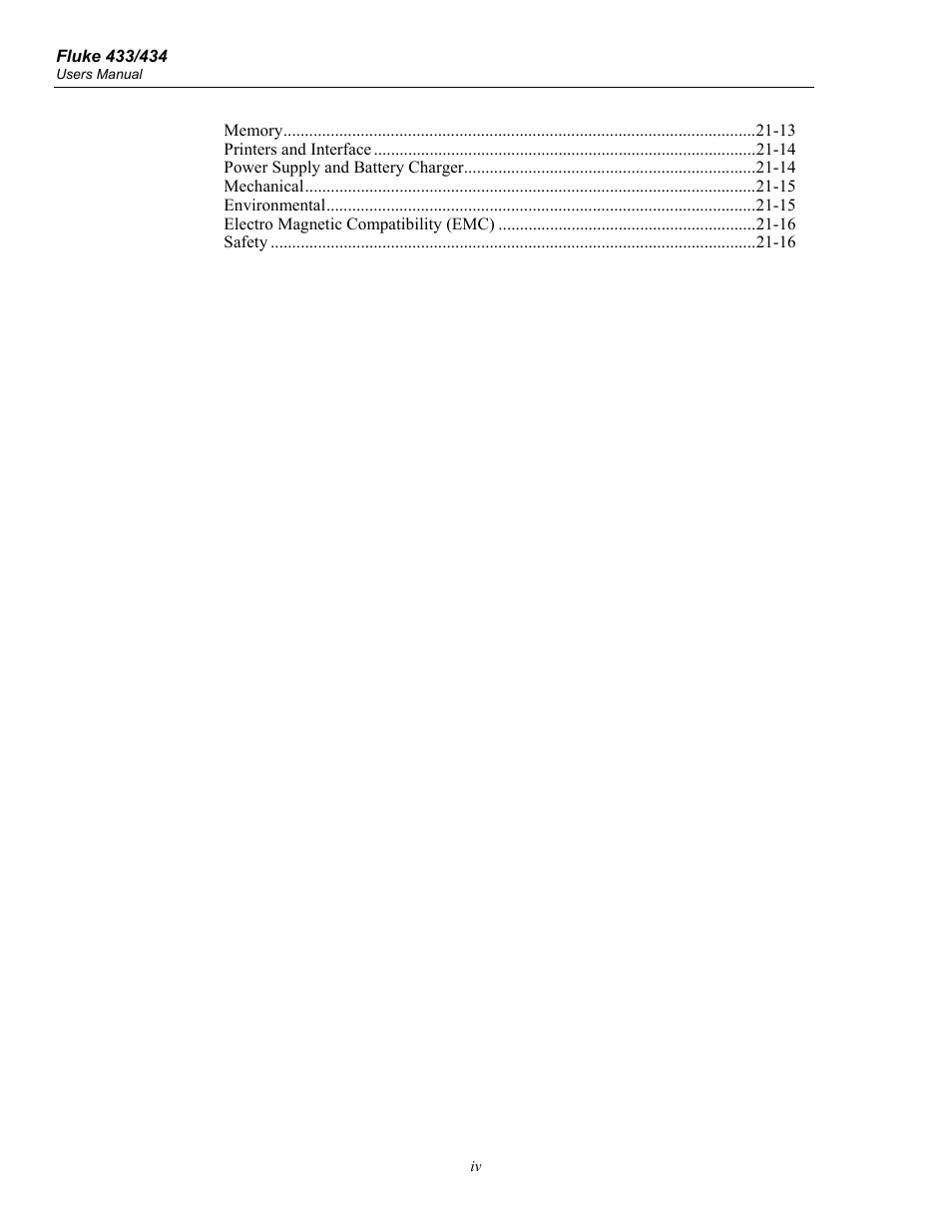 Fluke 434 User Manual | Page 6 / 122