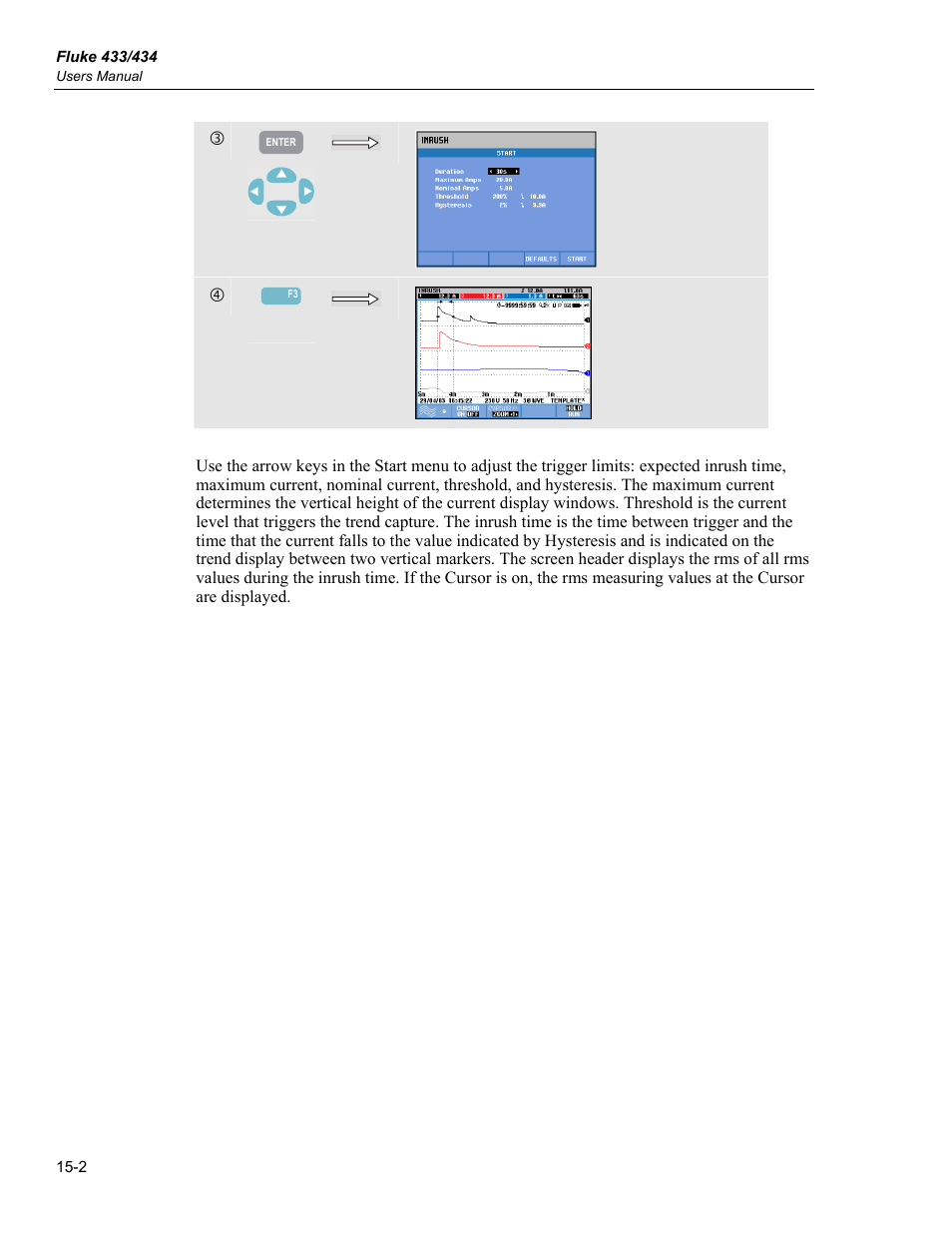 Fluke 434 User Manual | Page 64 / 122