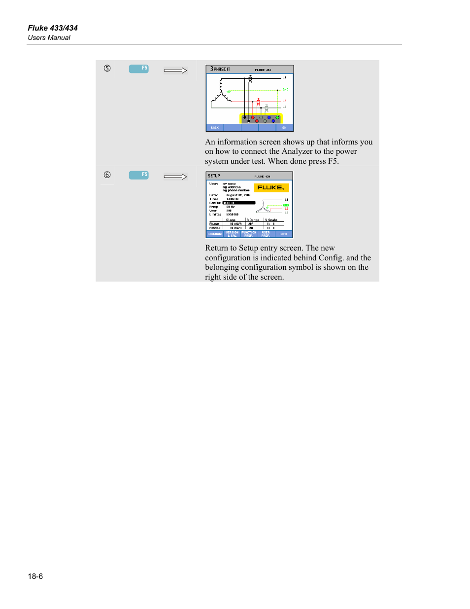 Fluke 434 User Manual | Page 84 / 122