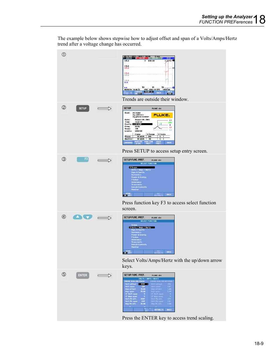 Fluke 434 User Manual | Page 87 / 122