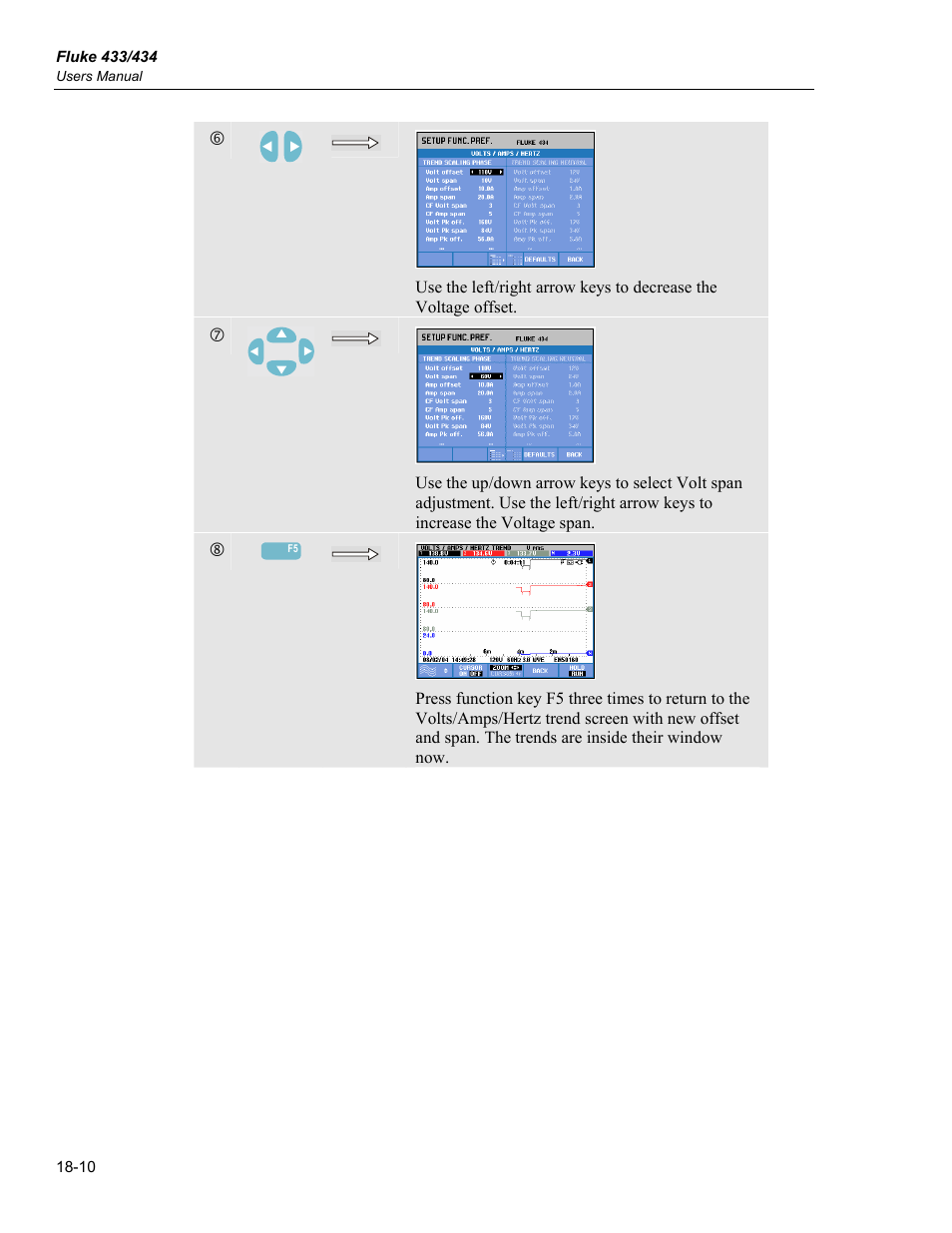 Fluke 434 User Manual | Page 88 / 122