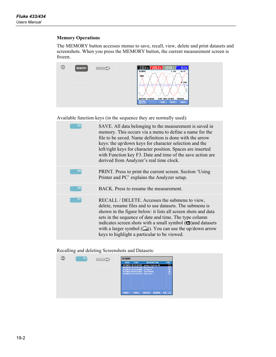 Fluke 434 User Manual | Page 96 / 122