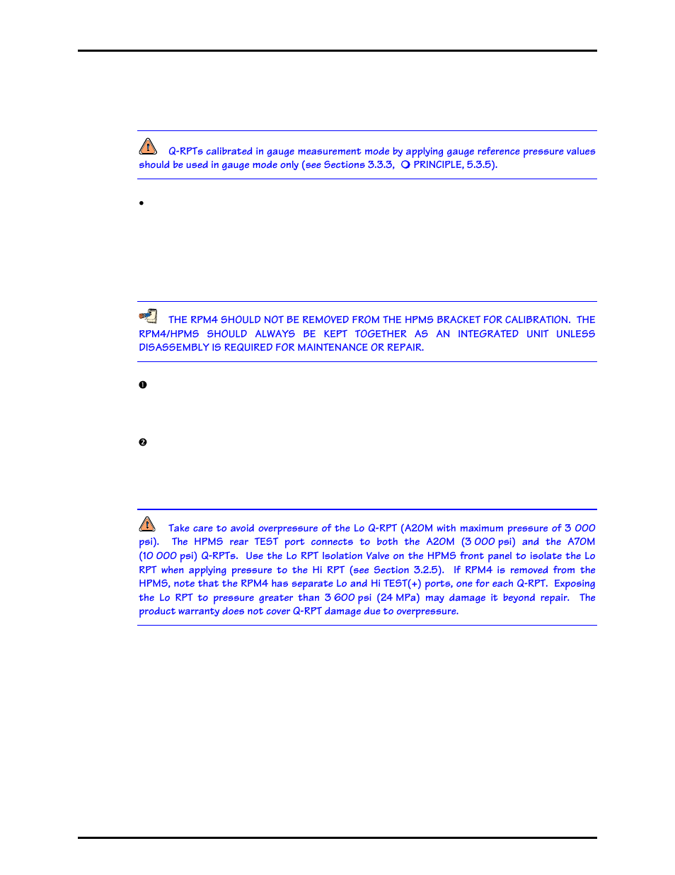 3 set-up and preparation, Set-up and preparation | Fluke HPMS User Manual | Page 119 / 148