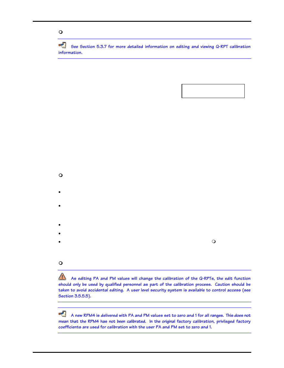 Editing and viewing q-rpt calibration information | Fluke HPMS User Manual | Page 121 / 148