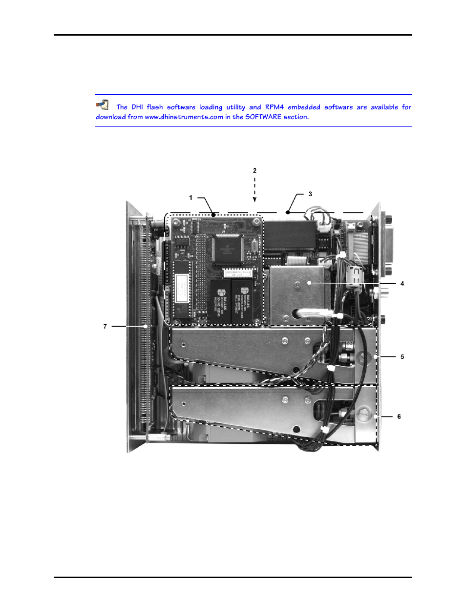 4 subassembly description and location, 1 micro board, Subassembly description and location | Micro board, Figure 13. rpm4 internal view | Fluke HPMS User Manual | Page 126 / 148
