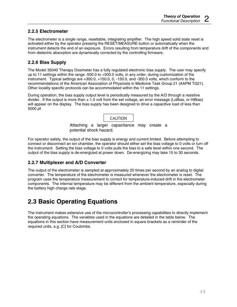 3 basic operating equations | Fluke 35040 User Manual | Page 17 / 94