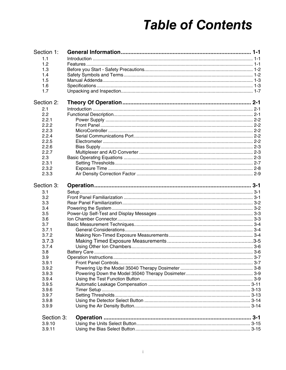Fluke 35040 User Manual | Page 3 / 94