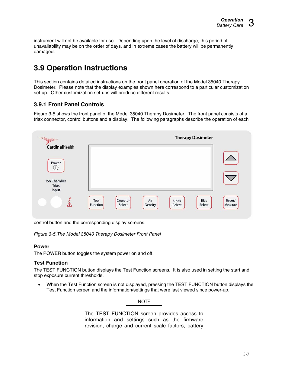 9 operation instructions | Fluke 35040 User Manual | Page 31 / 94