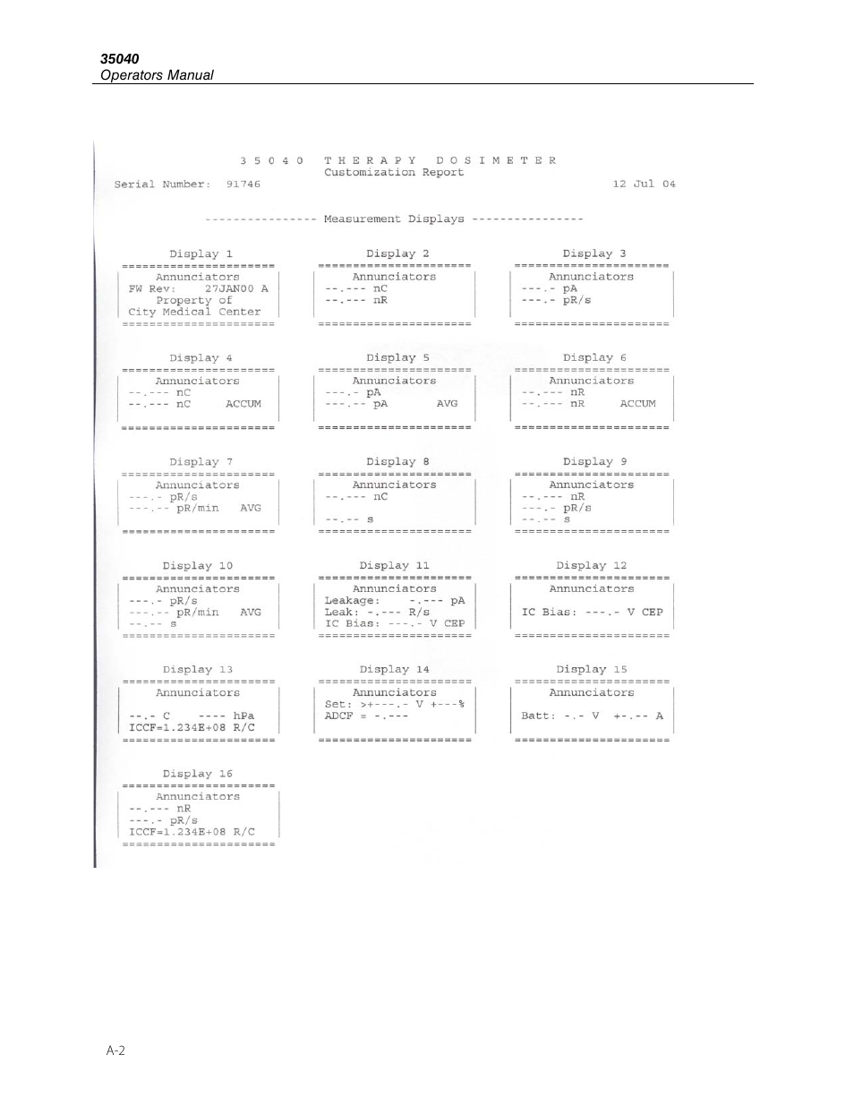 Fluke 35040 User Manual | Page 72 / 94