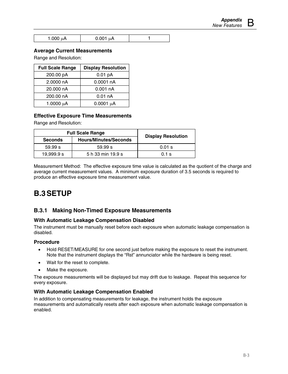 B.3 setup | Fluke 35040 User Manual | Page 79 / 94