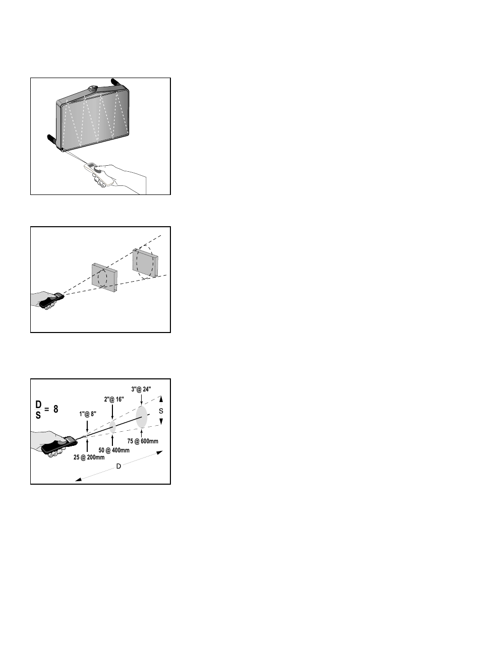 Como medir temperaturas com precisão, Lembretes, Localizando um ponto quente | Campo de visão, Distância e área de medição | Fluke 61 User Manual | Page 6 / 10