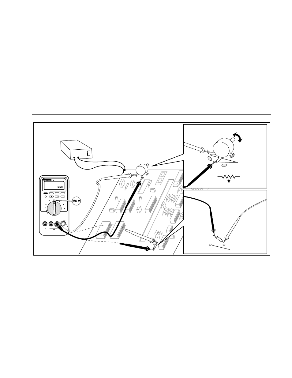 Making measurements, Circuit power, Figure 4. measuring resistance | Fluke 87 III User Manual | Page 25 / 58