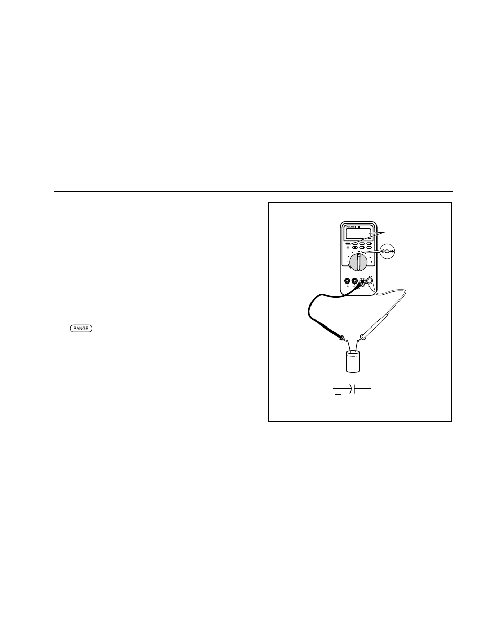 Making measurements, Cat ii, 4 1/2 digits 1 seconds | True rms multimeter, Figure 5. measuring capacitance | Fluke 87 III User Manual | Page 27 / 58