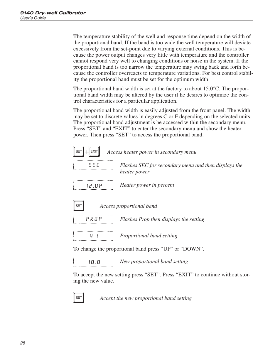 Fluke 9140 Dry-well Calibrator User Manual | Page 33 / 52