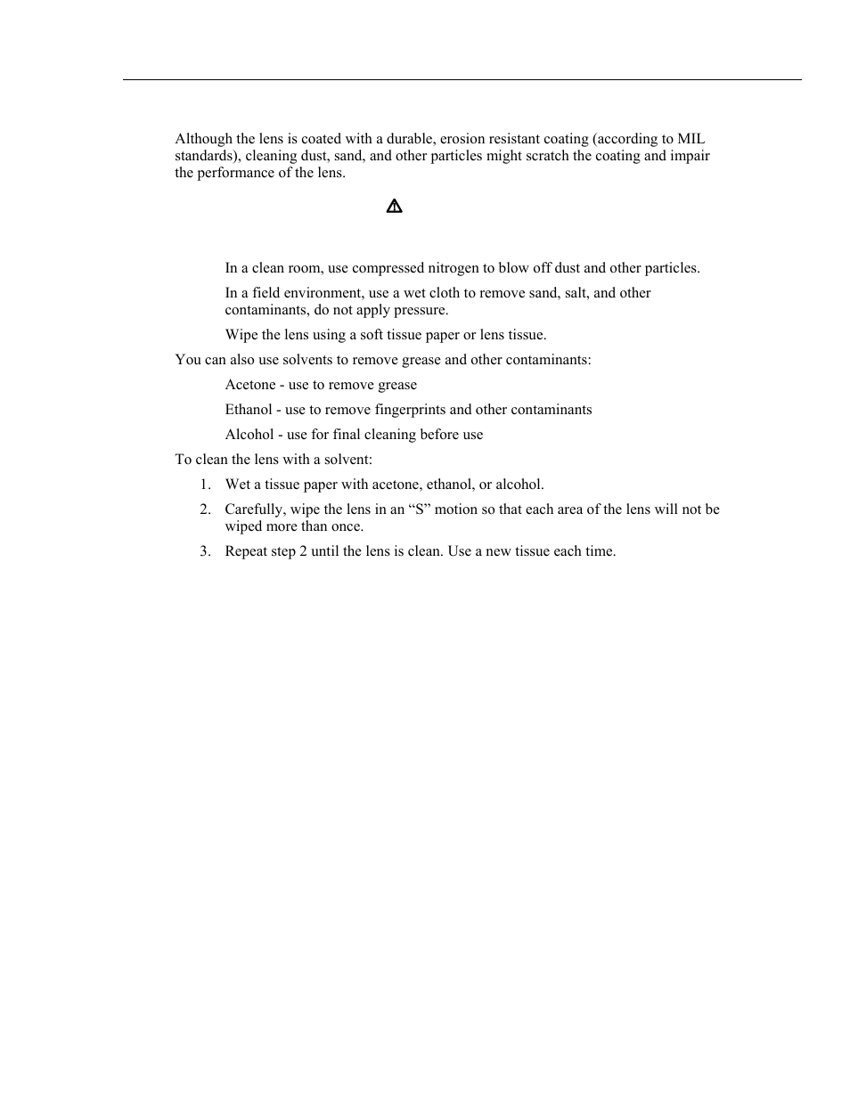 Cleaning the lens | Fluke Ti20 User Manual | Page 23 / 68