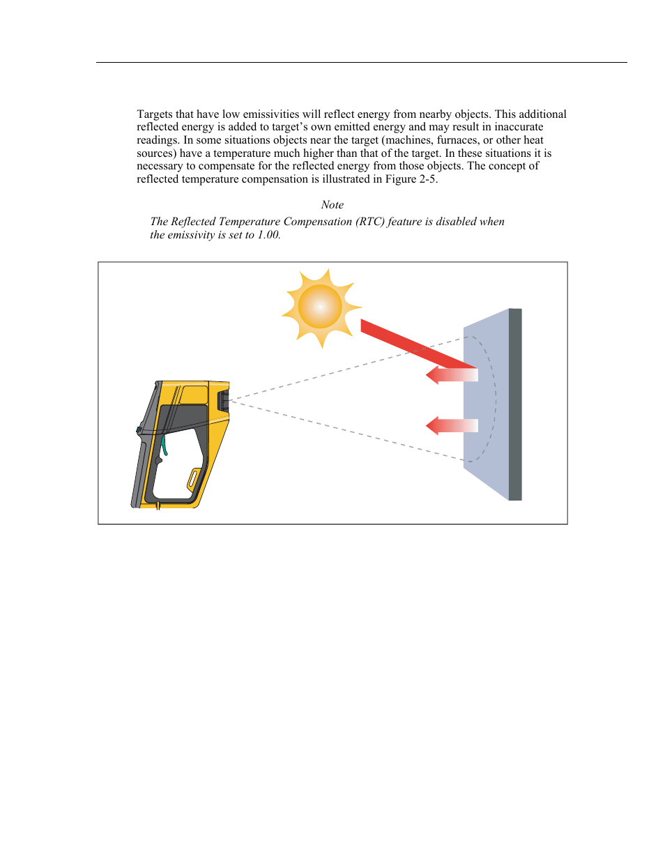 Reflected temperature compensation | Fluke Ti20 User Manual | Page 37 / 68