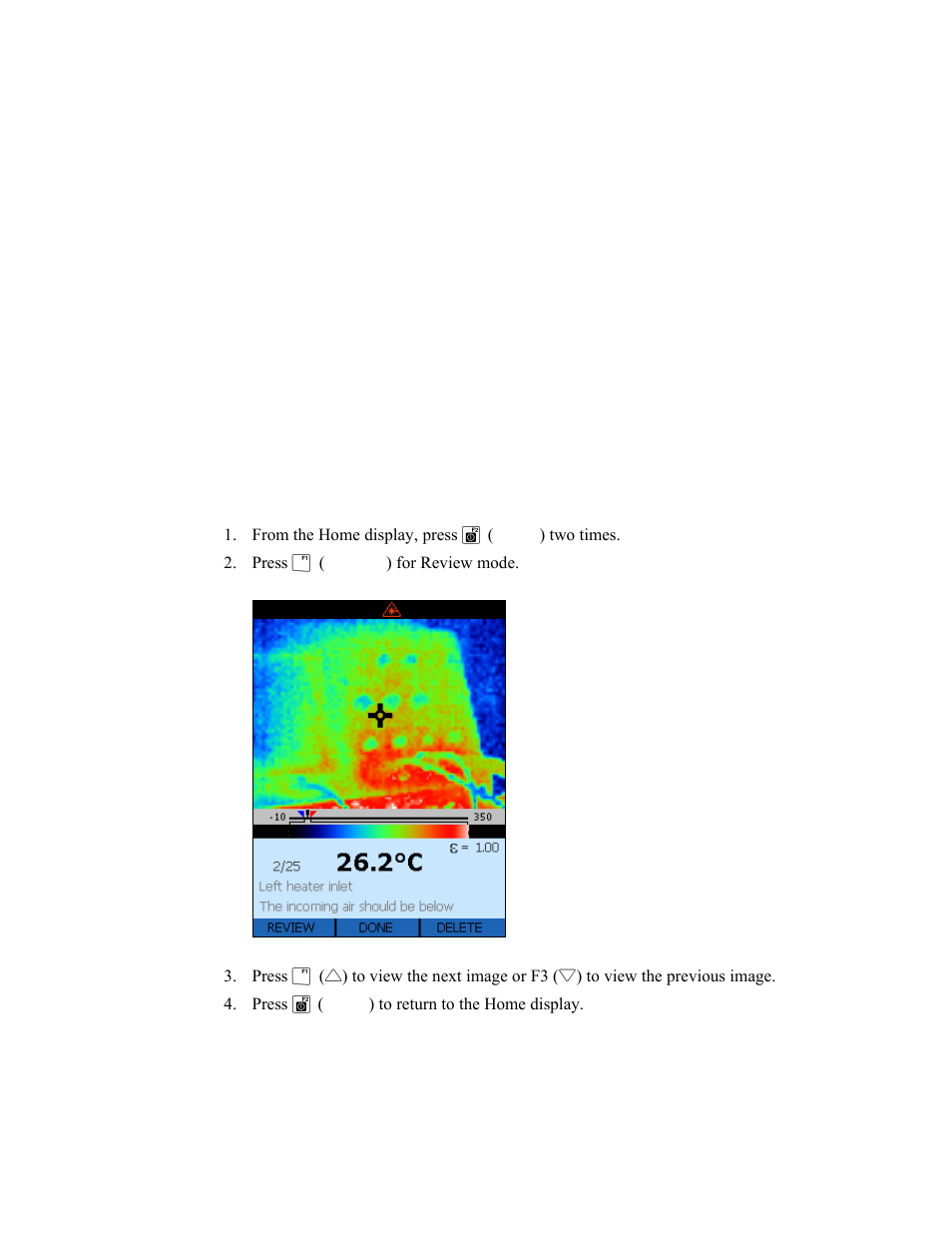 Advanced imager operation, Data management and storage, Viewing stored images | Chapter 3 | Fluke Ti20 User Manual | Page 39 / 68