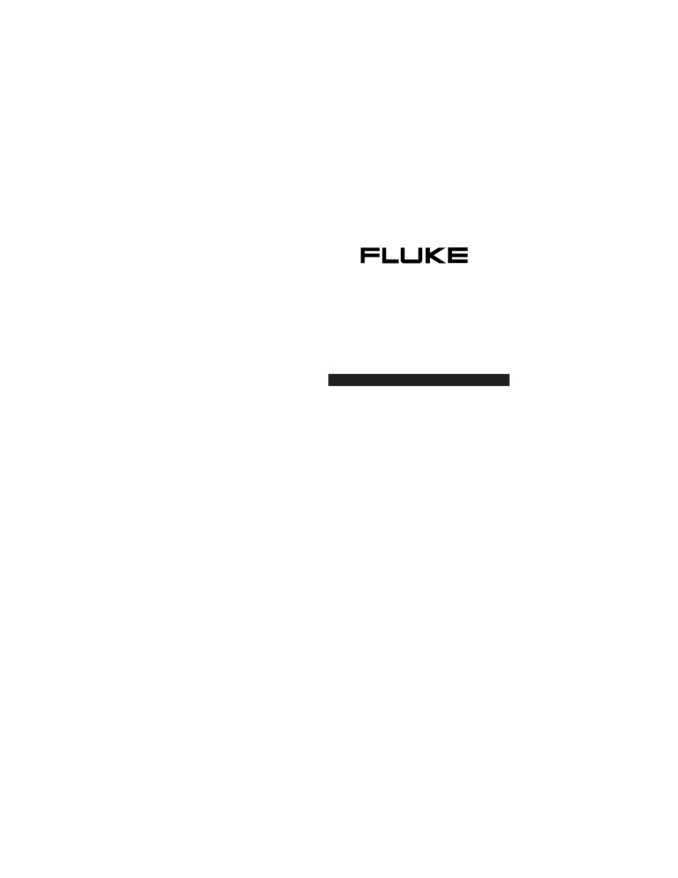 Fluke 50D User Manual | 12 pages