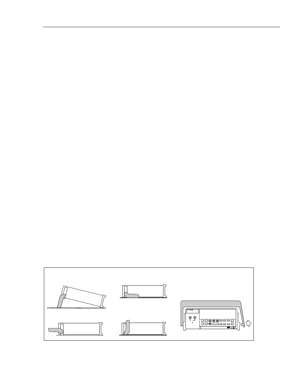 Introduction, Setting up the instrument, Unpacking and inspecting the instrument | Adjusting the handle | Fluke 2625A User Manual | Page 27 / 197