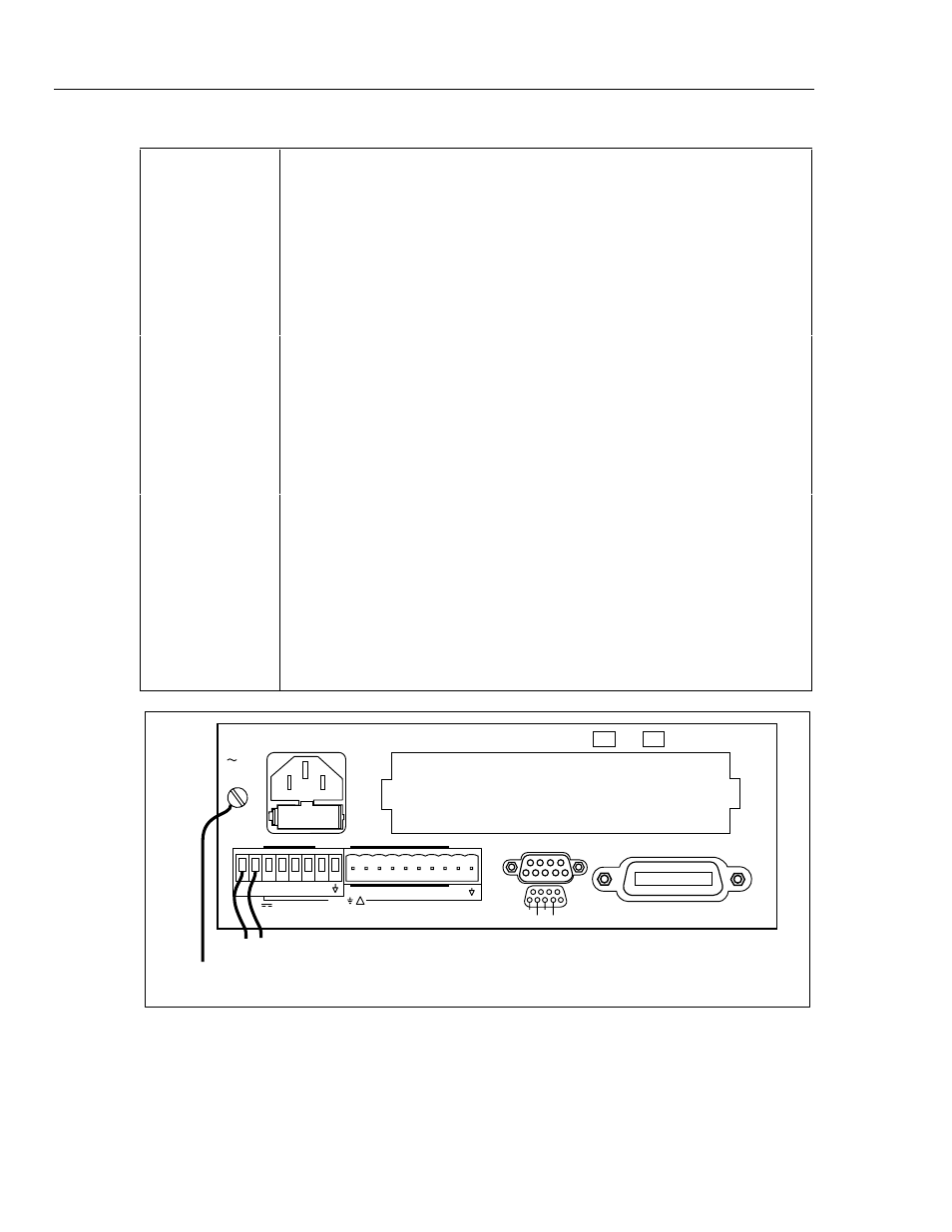 Users manual, Figure 2-6. rear view | Fluke 2625A User Manual | Page 32 / 197