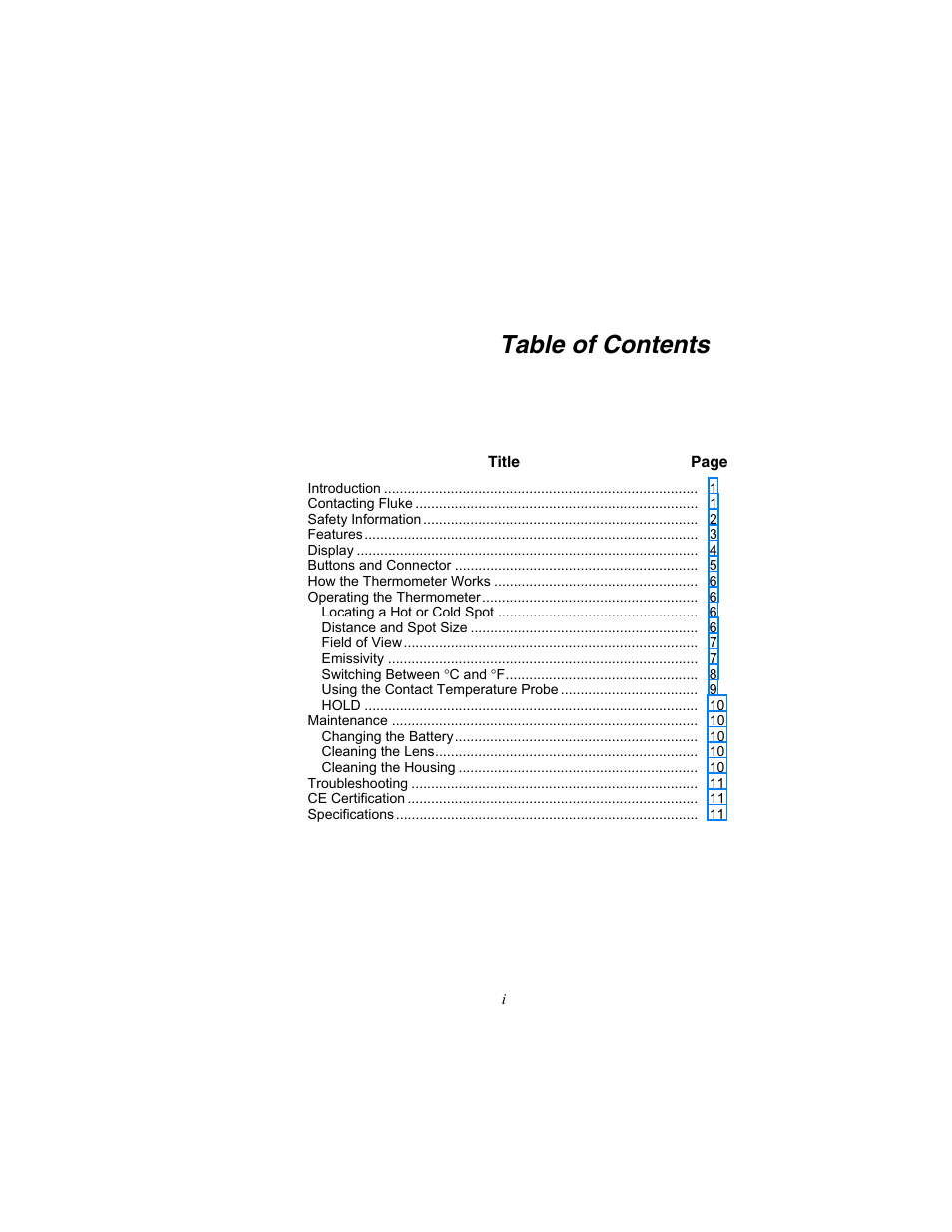 Fluke 561s User Manual | Page 3 / 16