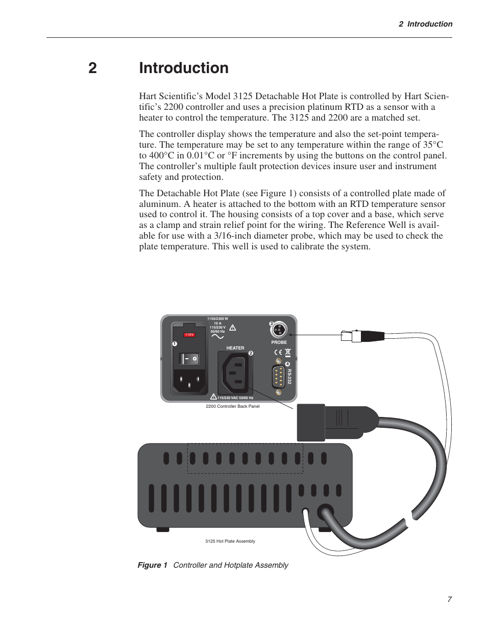 2introduction | Fluke Detachable Hot Plate 3125 User Manual | Page 11 / 16