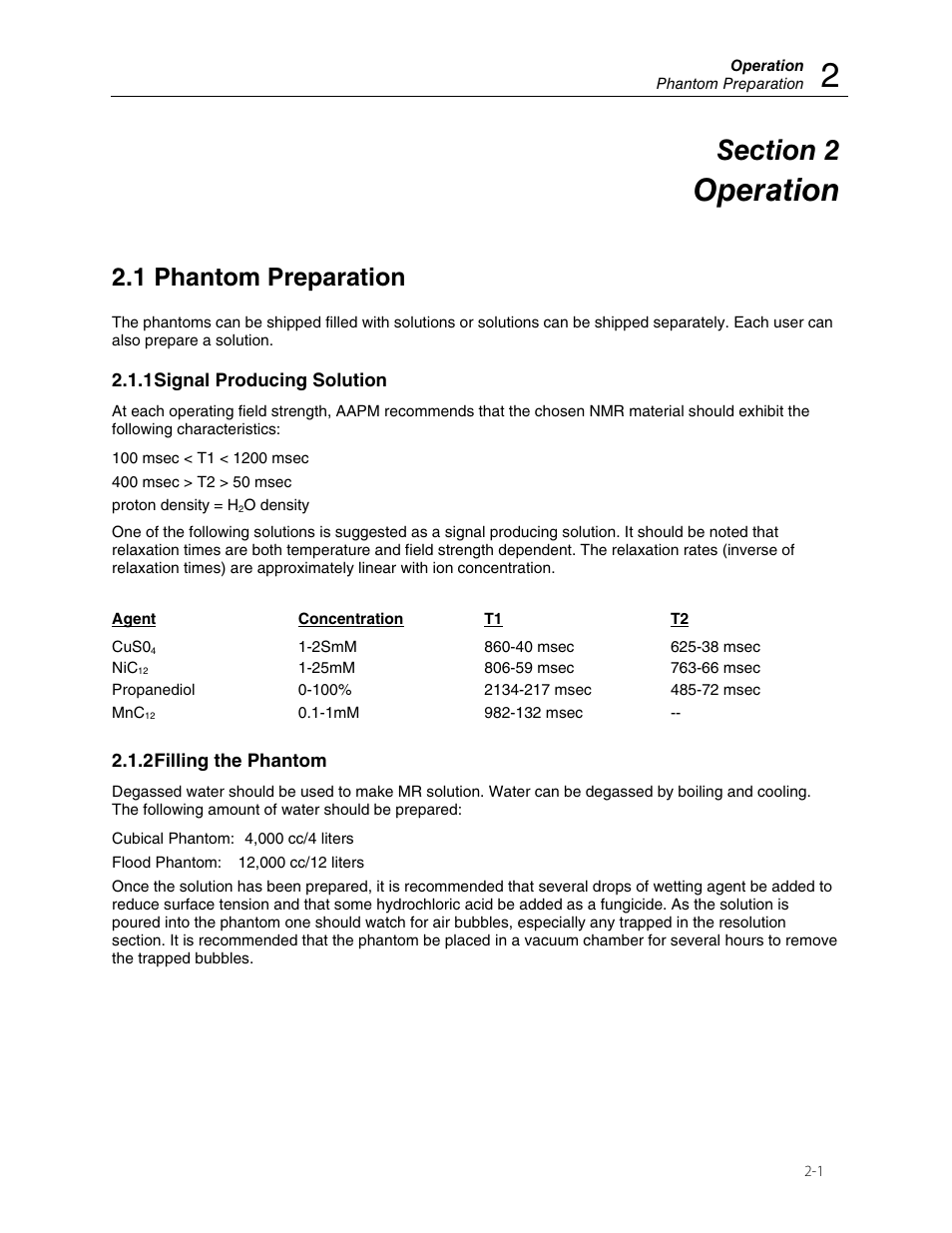 Operation, 1 phantom preparation | Fluke 76-908 User Manual | Page 11 / 26