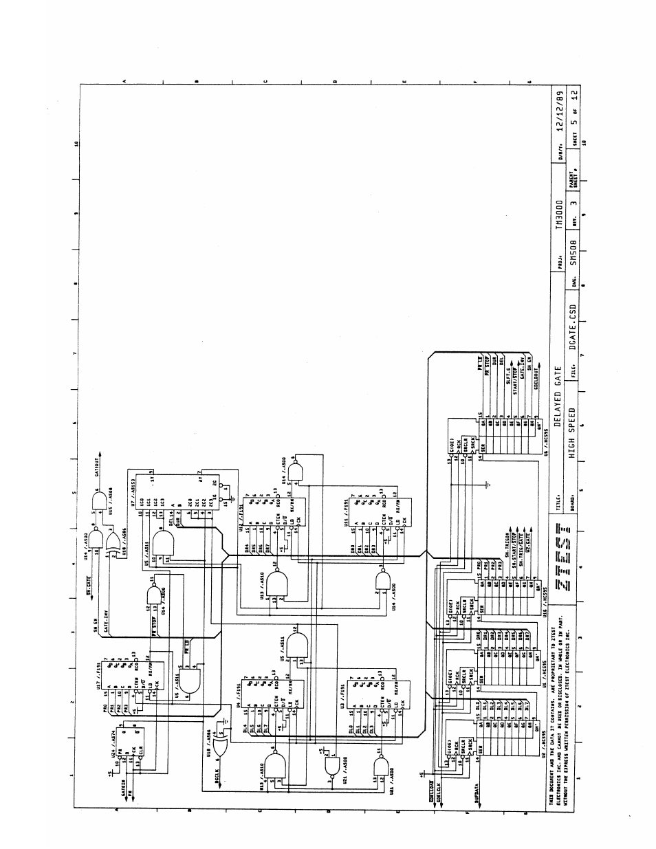 Delayed gate, Tm3000, High speed | Dgate.csd owe. s h 5 0 8 | Fluke 900 User Manual | Page 157 / 182