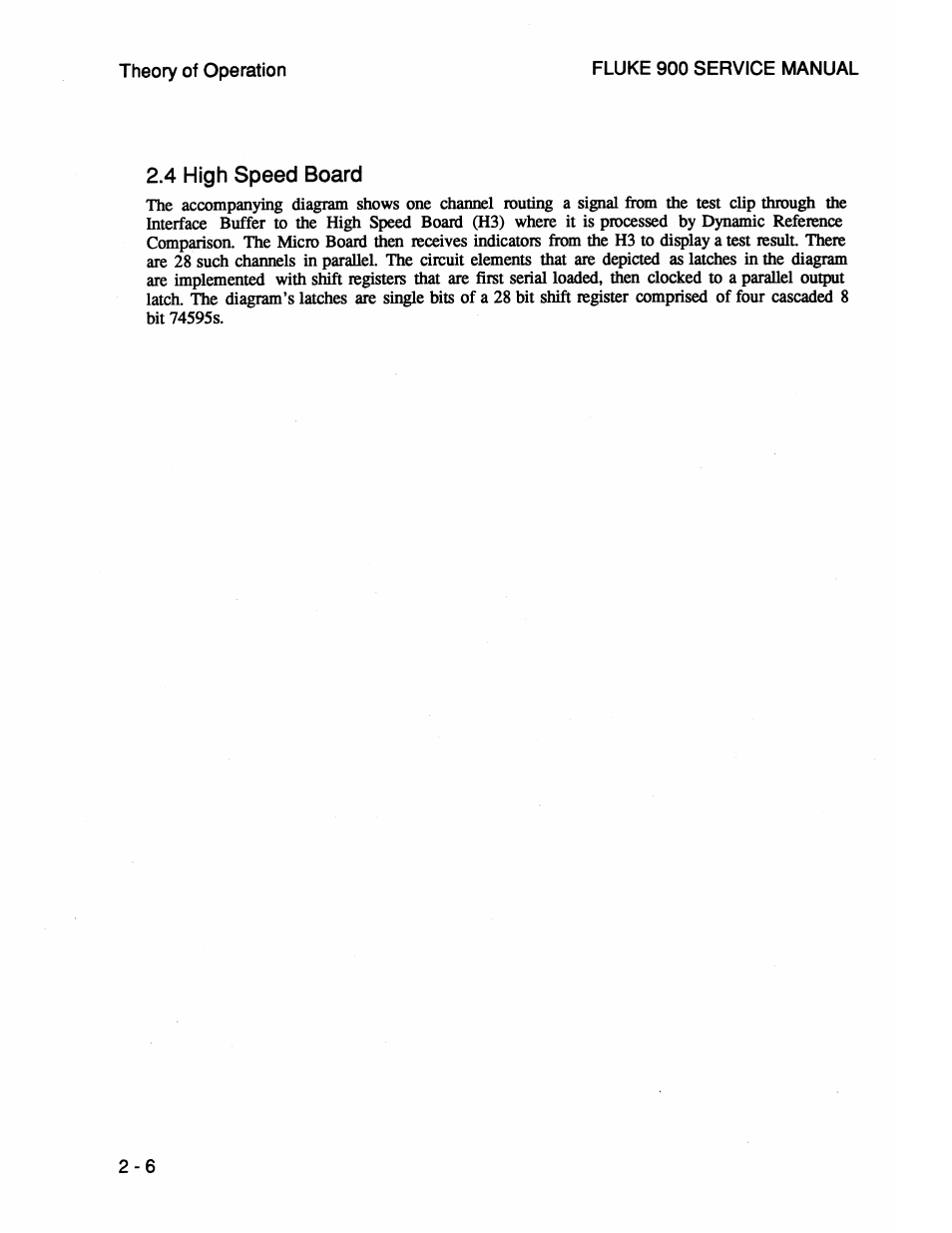 4 high speed board, 4 high speed board -6 | Fluke 900 User Manual | Page 18 / 182