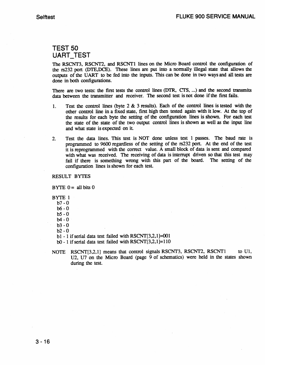Test 50 uart_test, Test50uart_test - 1 6 | Fluke 900 User Manual | Page 40 / 182