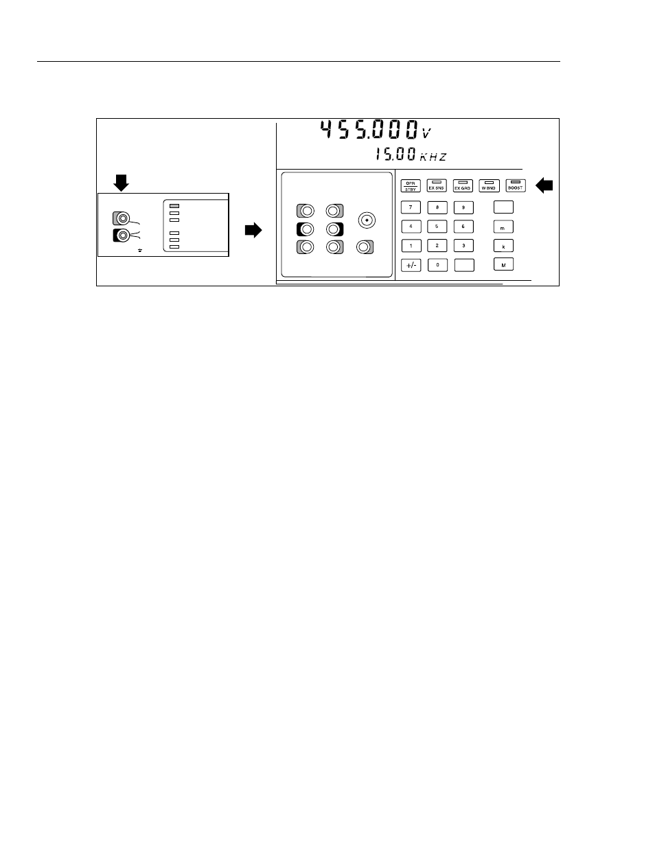 Voltage standby, 8. voltage standby, 5725a | Instruction manual, Figure 3-4. voltage standby mode | Fluke 5725A User Manual | Page 66 / 208