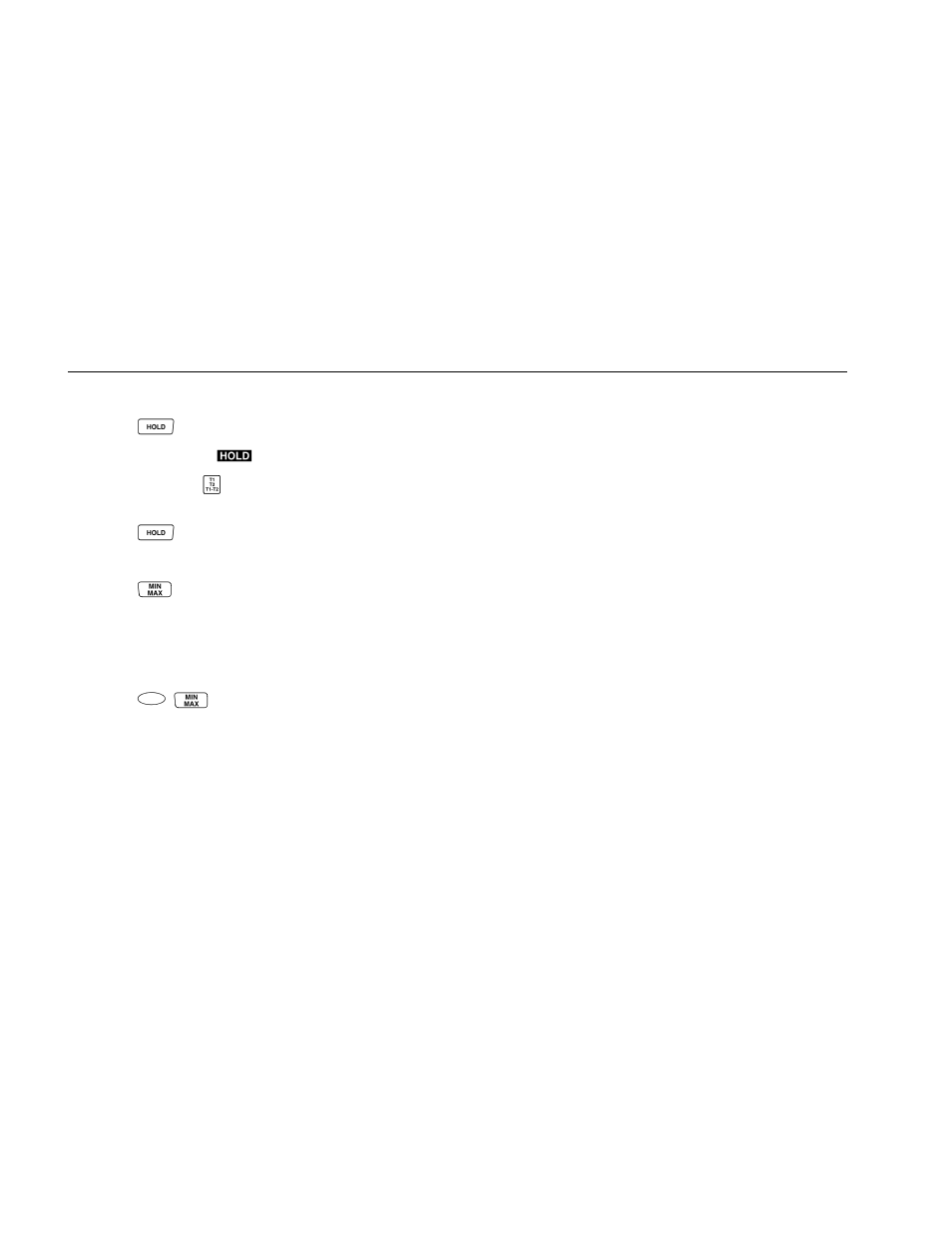 Holding the displayed readings, Viewing the min, max, and avg readings, Using the offset to adjust for probe errors | Fluke 52 Series User Manual | Page 16 / 20