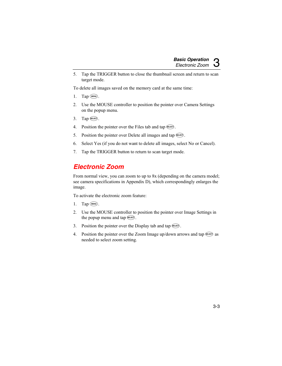 Electronic zoom | Fluke Ti50 User Manual | Page 41 / 136